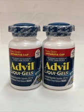 TWO Advil Liqui-Gels Pain Reliever Fever Reducer 160 Count Each