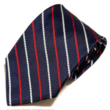 Brooks Brothers Repp Tie Rope Regimental Nautical Academia Preppy Ivy League