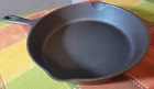 Unmarked Wagner Cast Iron No. 8 Skillet (Restored & Seasoned) FREE SHIPPING