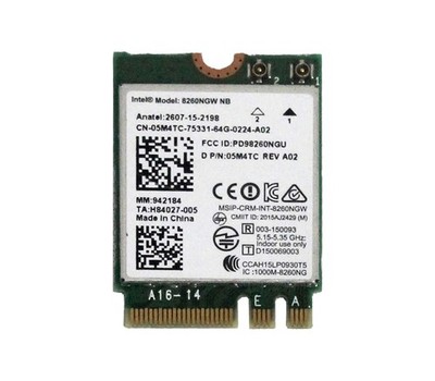 Card Intel Wireless-AC 8260 Dual Band WLAN WiFi 802.11 Bluetooth 4.0 5M4TC