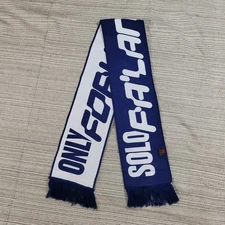 Ruffneck USA Soccer Scarf OS Blue White Red Only Forward Solo Palante Futbol Fan