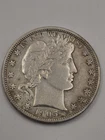 1905-P Barber Half Dollar ☆ 1052 ☆ High Grade , Cleaned