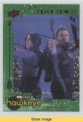 2023 Upper Deck Marvel Studios Hawkeye Trick Shots Green Air Bag Arrow READ m7v