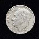 90% Silver - 1959 Roosevelt Dime - Circulated Condition - 21-41