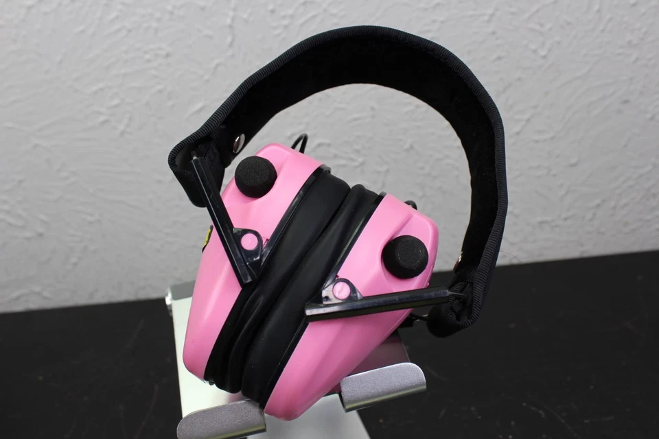 Наушники-вкладыши Caldwell розовые аккумуляторные строительные для стрельбы шумоподавление безопасность - Изображение 2 из 4