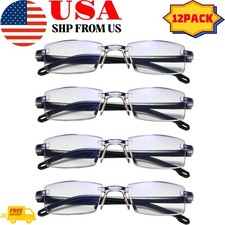 12Pack High Hardness Anti-blue Progressive Far And Near Dual Use Reading Glasses