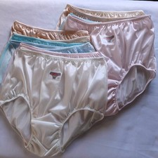 12 Granny Panties Underwear Nylon Comfort Woman Man Briefs High Waist 36"-42" XL