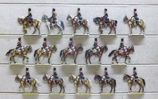 15 Zinnfiguren Preussen Husaren Kavallerie Napoleon 30mm bemalt