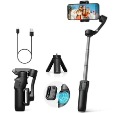 hohem iSteady X3 SE Plus Gimbal Stabilizer for iPhone, 3-Axis Phone Gimbal with