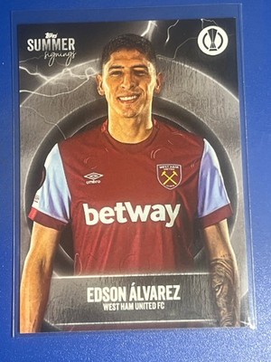 2023/24 Topps Summer Signings UCC Base West Ham United Edson Alvarez
