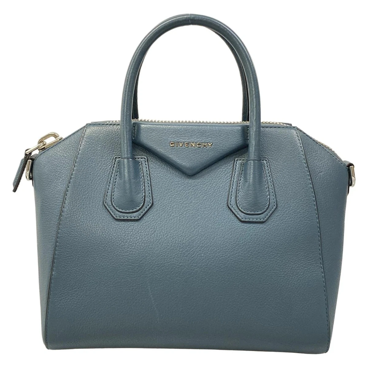 Givenchy Blue Leather Exterior Bags & Handbags for Women for sale 