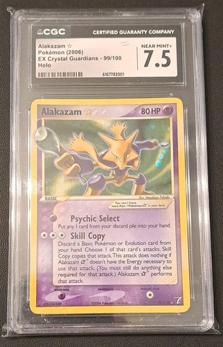 Alakazam ★ graded CGC 7.5 for sale on eBay