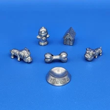 Monopoly The Dog Artlist Collection Replacement Pieces Movers Tokens