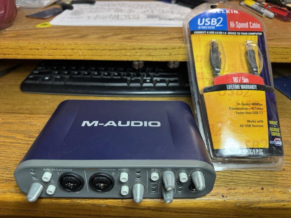 M-Audio Fast Track Pro USB 2.0 Audio / Midi Interface - Bild 4 von 4
