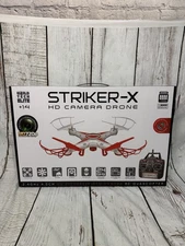 World Tech Toys Striker Red White 2.4GHz Video Camera RC Quadcopter Drone