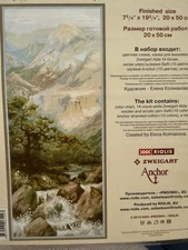 RIOLIS Counted Cross Stitch Kit 1543 Mountain River- River & Mountains- Nature