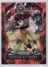 2019 Panini Prizm Red Ice Prizm Adrian Peterson #64 xg2