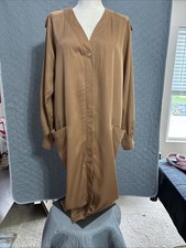 Vintage My Kollection Dress 2 Pockets Color Brown Womens Size M