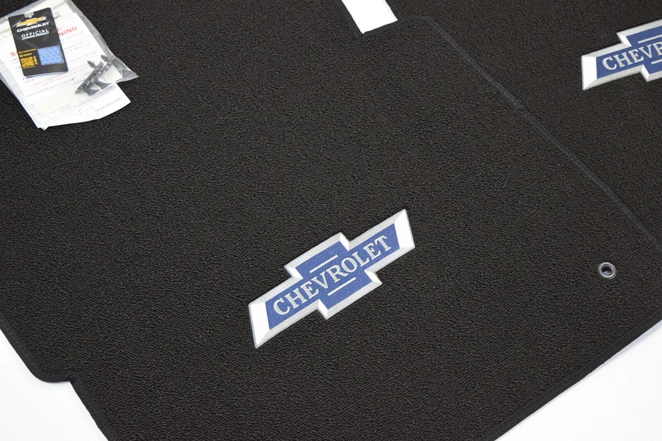 Alfombrillas de bucle 1960-1983 para camioneta Chevy C10 K10 C20 K20 C30 K30 con licencia GM Foto 3 de 4