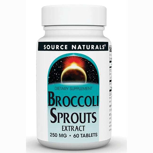 Экстракт ростков брокколи Source Naturals 250 мг 60 таблеток
