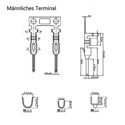 XH2,54mm 2~6Pin Einzelkopf Männlich/Weiblich Gehäuse Docking-Kabel 26AWG 10~30cm XH2,54mm 2~6Pin Einzelkopf Männlich/Weiblich Gehäuse Docking-Kabel 26AWG 10~30cm