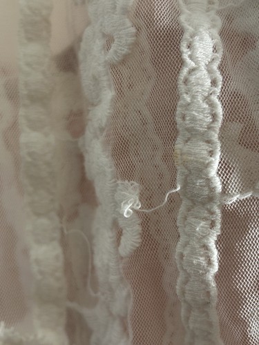 Show Me Your Mumu Ivory Lace Champagne Ruffle BOHO Dress Cap Sleeve SZ S *Read* - 第 14/19 張圖片