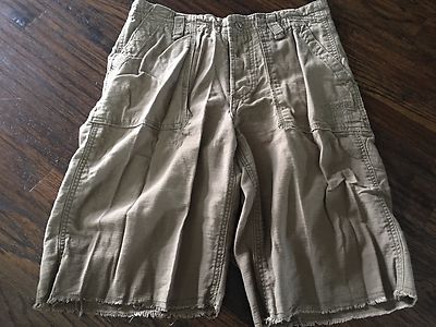 Bermuda Army Green Aeropostale Homme Taille 32 - Coton - Neuf Avec Étiquettes (NWTS)
