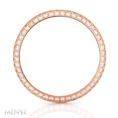 Aftermarket Brillant Lünette für Rolex Day-Date ø40 Roségold by Menze (22299)