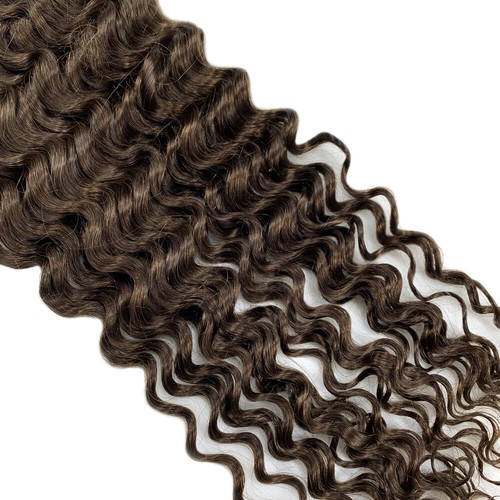 20Inch Ombre Wavy Water Wave &Afro Curly Nano Ring Loop Hair Extensions As Human - Picture 12 of 51