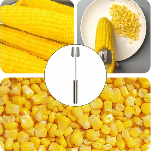 Stainless Steel Corn Cob Peeler Stripper Remover Kitchen Cutter Thresher Tool - Picture 9 of 12