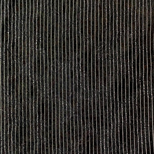 Claiborne Mens Size XL Long Sleeve Button Front Collared Shirt Black Pin Striped - Picture 7 of 8