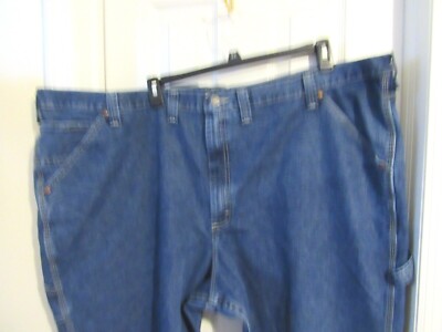 Lee Dungarees Carpenter Denim Blue Jeans Loose Fit Workwear