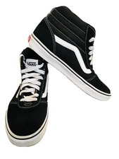 VANS CLASSIC SK8-HI BLACK SUEDE SNEAKER SKATEBOARD SHOES SIZE 8.5