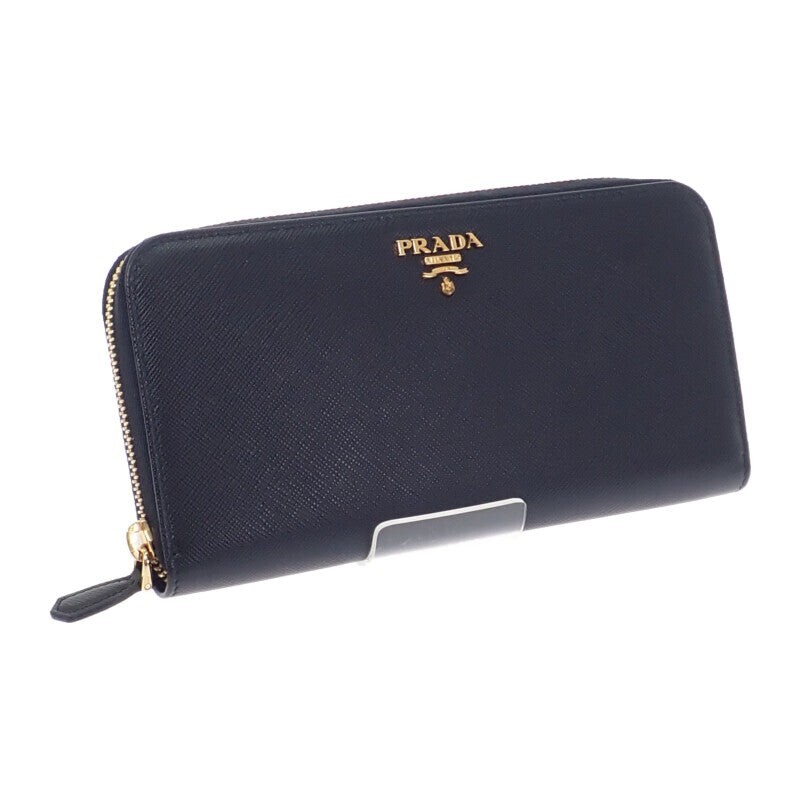 長財布 Prada Zip-Around Wallet In Grainy Leather Prada Black Saffiano Leather Large Zip-Around Wallet