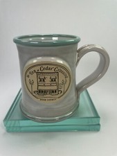 The Inn At Cedar Crossing Mug Pottery 10 oz Door County Sturgeon Bay WI Cup C64
