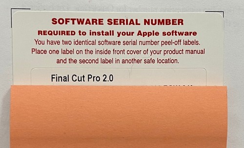 Apple Final Cut Pro 2 RETAIL (M8179Z/A) w/2 Licenses - Picture 6 of 8