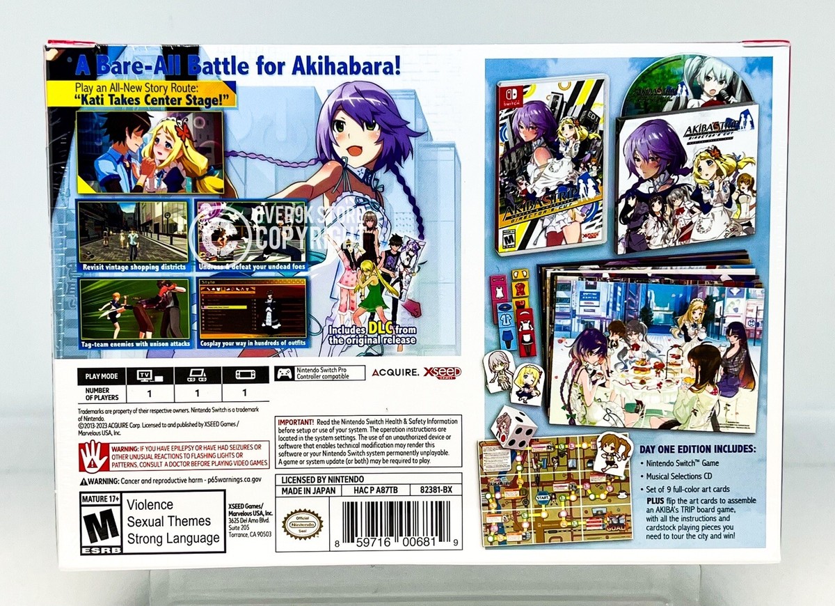 アキバズトリップ AKIBASTRIP 完全生産限定版 Switch Akiba's Trip Undead & Undressed Director's Cut - Day One Edition