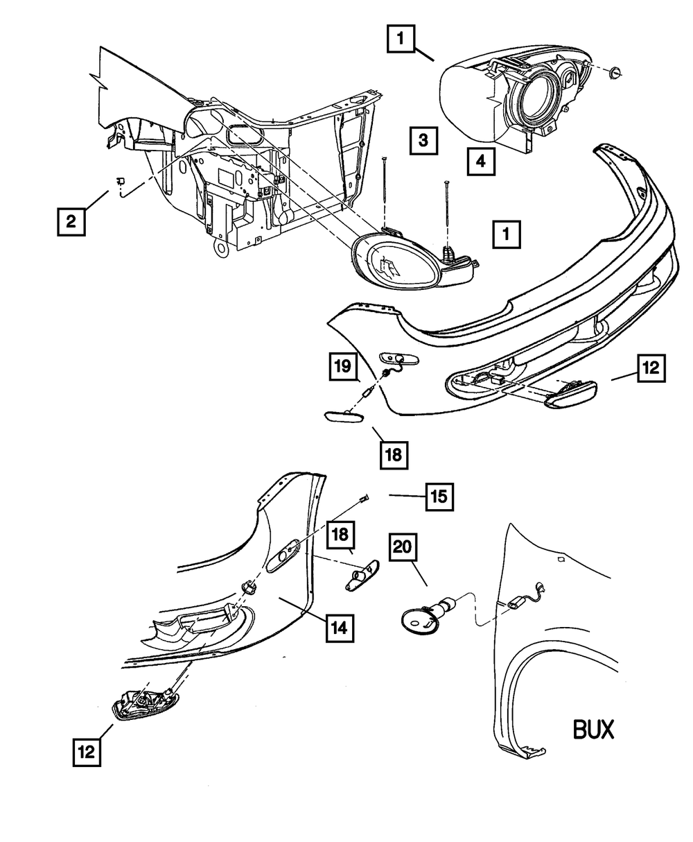Fog Light Mopar 5303472AC for sale online | eBay 