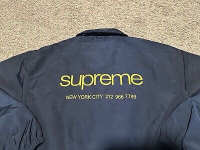 Supreme NYC Coaches jacket Size S | eBay Supreme NYC Coaches jacket Size S | eBay