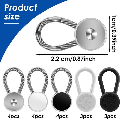 18PCS Collar & Button Extenders Shirt & Pant Extender Set for Men & Women - Picture 6 of 8