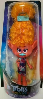 NIB DreamWorks Trolls World Tour STYLIN' DJ SUKI Fashion Doll Figure New