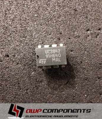 0,99  (10 Stk.) UC3842N - IC Current Mode PWM Controller THT 8-PDIP - STM