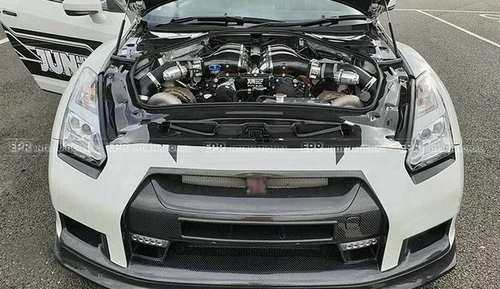 Front Bumper Intake Duct Bodykits Carbon Fiber For Nissan 08-16 GTR R35 JUN - Bild 3 von 12