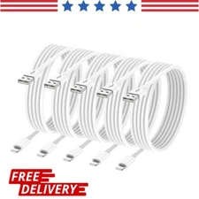 Fast Charging Cable Cord for iPhone 14/13 Pro Max/12 Mini/11 Pro/11/XS/XR/8 Lot