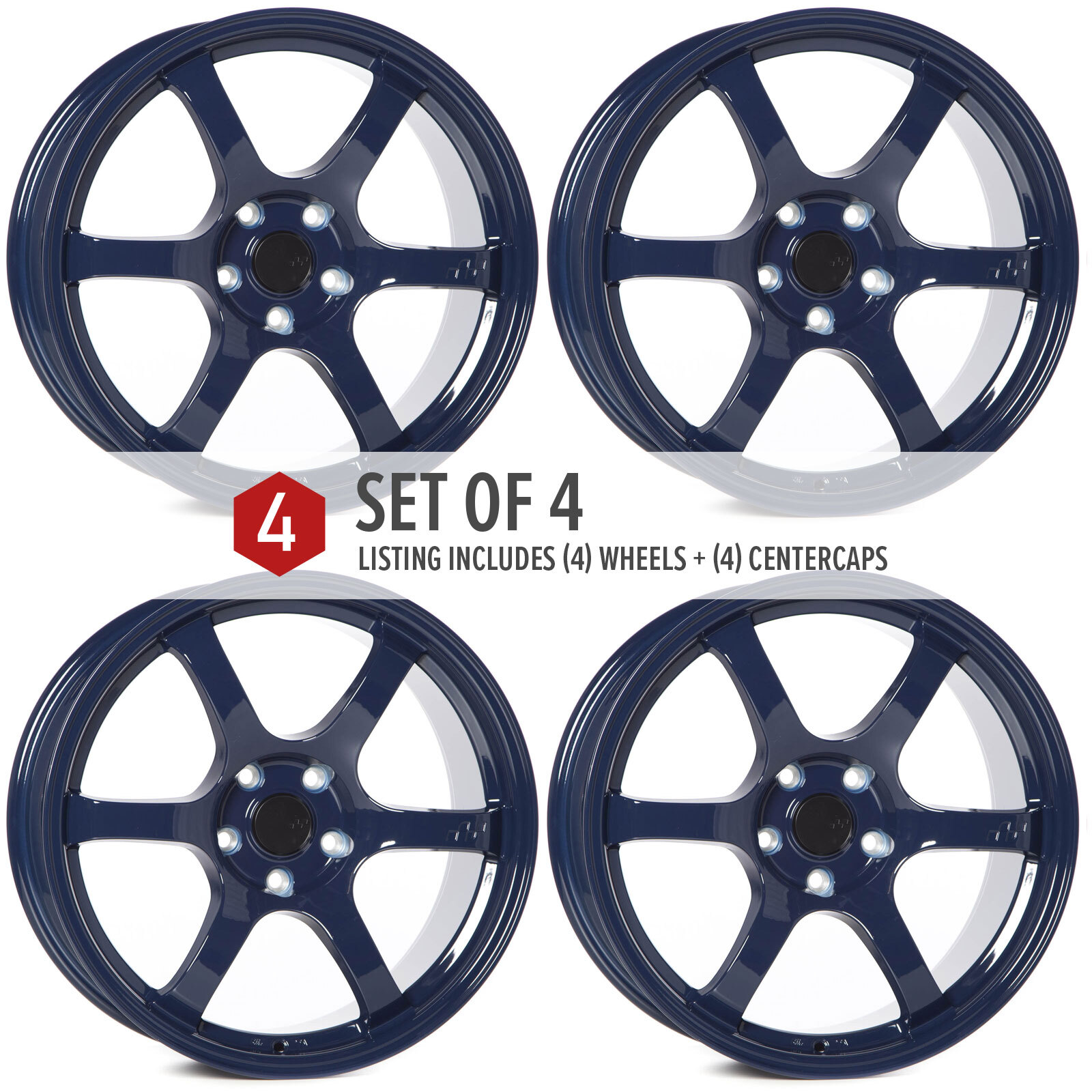 Spun Wheel Rim CIRCUIT CSF1 18x8.5 5x114.3 +35 GLOSS ULTRA BLUE SPUN FORGED WHEELS ...