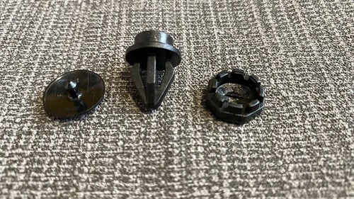 ADATTO HONDA BOOTLID PORTA PACCHI PLASTICA PULSANTE TRIM CLIP POSTERIORE X2 - Foto 9 di 10