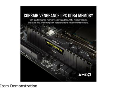 CORSAIR Vengeance LPX (AMD Ryzen Ready) 16GB (2 x 8GB) 288-Pin
