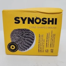 NEW Synoshi Power Spin Scrubber with Cone-Shaped Brush. Damaged Box