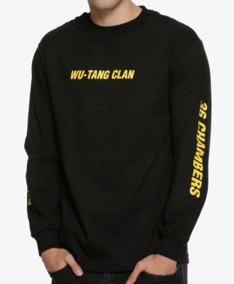 Wu-Tang Clan 25TH ANNIVERSARY OF 36 CHAMBERS Long Sleeve T-Shirt