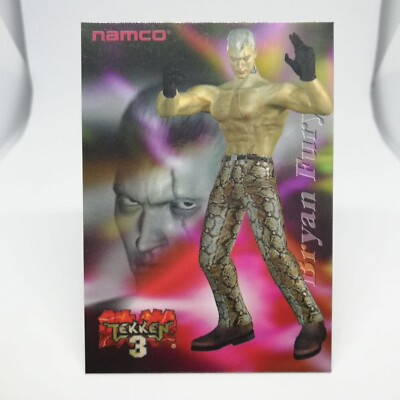 071 Brian Fury TEKKEN3 Namco Official Collection Cards Trading Game Epoch